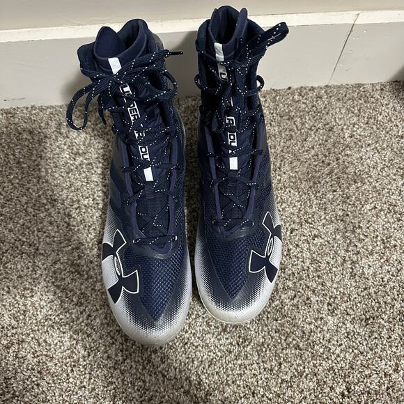 UNDER ARMOUR Men\'s Highlight HC Football Cleats Size 11 In Midnight Navy main image 7